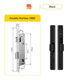 [ส่งจากไทย] Tropernic F2 Tuya/TTLOCK Digital Door Lock กันน้ำกันฝุ่น IP65 สแกนนิ้ว ด้ามสั้น ล็อคประตูบานเลื่อน กุญแจล็อคประตู ใส่รหัส กุญแจประตูอลูมิเนียม ปุ่มล็อคด้านใน