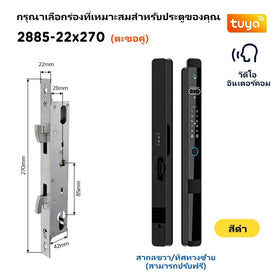 [ดูสดผ่านแอป] Tropernic Z1PRO Tuya Digital Door Lock สแกนใบหน้า ปลดล็อกทางไกลผ่านแอป กลอนประตูบานเลื่อนระบบอัตโนมัติ มีเสียงตอบรับภาษาไทย กลอนประตูอลูมิเนียม สแกนลายนิ้วมือ