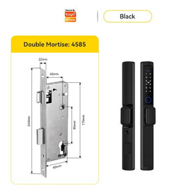 [ส่งจากไทย] Tropernic F2 Tuya/TTLOCK Digital Door Lock กันน้ำกันฝุ่น IP65 สแกนนิ้ว ด้ามสั้น ล็อคประตูบานเลื่อน กุญแจล็อคประตู ใส่รหัส กุญแจประตูอลูมิเนียม ปุ่มล็อคด้านใน