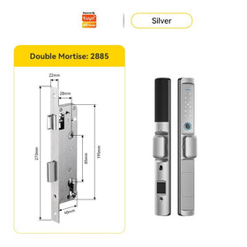 [ส่งจากไทย] Tropernic F2 Tuya/TTLOCK Digital Door Lock กันน้ำกันฝุ่น IP65 สแกนนิ้ว ด้ามสั้น ล็อคประตูบานเลื่อน กุญแจล็อคประตู ใส่รหัส กุญแจประตูอลูมิเนียม ปุ่มล็อคด้านใน