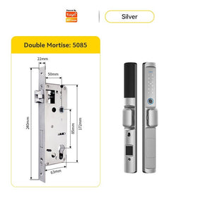 [ส่งจากไทย] Tropernic F2 Tuya/TTLOCK Digital Door Lock กันน้ำกันฝุ่น IP65 สแกนนิ้ว ด้ามสั้น ล็อคประตูบานเลื่อน กุญแจล็อคประตู ใส่รหัส กุญแจประตูอลูมิเนียม ปุ่มล็อคด้านใน