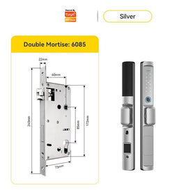 [ส่งจากไทย] Tropernic F2 Tuya/TTLOCK Digital Door Lock กันน้ำกันฝุ่น IP65 สแกนนิ้ว ด้ามสั้น ล็อคประตูบานเลื่อน กุญแจล็อคประตู ใส่รหัส กุญแจประตูอลูมิเนียม ปุ่มล็อคด้านใน