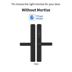 Tropernic F5 TTLOCK ล็อคประตูเลื่อนอัจฉริยะ 5 ใน 1 ล็อคดิจิตอลพร้อมฟังก์ชั่นออด แอป รีโมทปลดล็อคล็อคประตูอลูมิเนียมกันน้ําพร้อมปุ่มล็อคป้องกันอิ