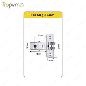 Tropernic ST 50/72/85/series ประตูไม้ ประตูโลหะ ล็อคโรงแรม ล็อคกระจก ล็อคลายนิ้วมือ ล็อครวม ล็อคอิเล็กทรอนิกส์ ล็อคเซนเซอร์ ล็อคตัวล็อค สากล
