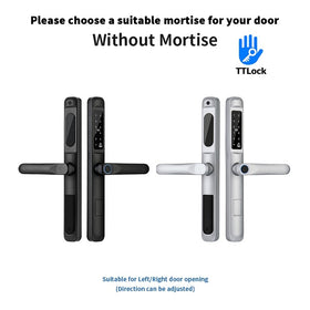 Tropernic A6 TTLOCK Digital Door Lock แอพปลดล็อคระยะไกล ล็อคประตูบานเลื่อนกันน้ำ ล็อคดิจิตอลลายนิ้วมือ Google Home Amazon Alexa