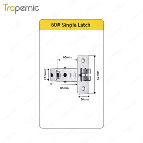 Tropernic ST 50/72/85/series ประตูไม้ ประตูโลหะ ล็อคโรงแรม ล็อคกระจก ล็อคลายนิ้วมือ ล็อครวม ล็อคอิเล็กทรอนิกส์ ล็อคเซนเซอร์ ล็อคตัวล็อค สากล