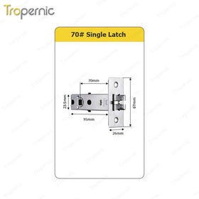 Tropernic ST 50/72/85/series ประตูไม้ ประตูโลหะ ล็อคโรงแรม ล็อคกระจก ล็อคลายนิ้วมือ ล็อครวม ล็อคอิเล็กทรอนิกส์ ล็อคเซนเซอร์ ล็อคตัวล็อค สากล