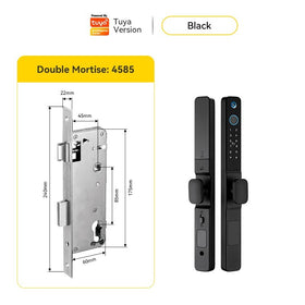Tropernic Y02 Tuya Digital Door Lock พร้อมกล้องวงจรปิด ลายนิ้วมือกันน้ำล็อคประตูบานเลื่อน ปลดล็อคระยะไกลด้วยแอป สมาร์ทล็อคแบบรหัสสำหรับประตูอลูมิเนียม